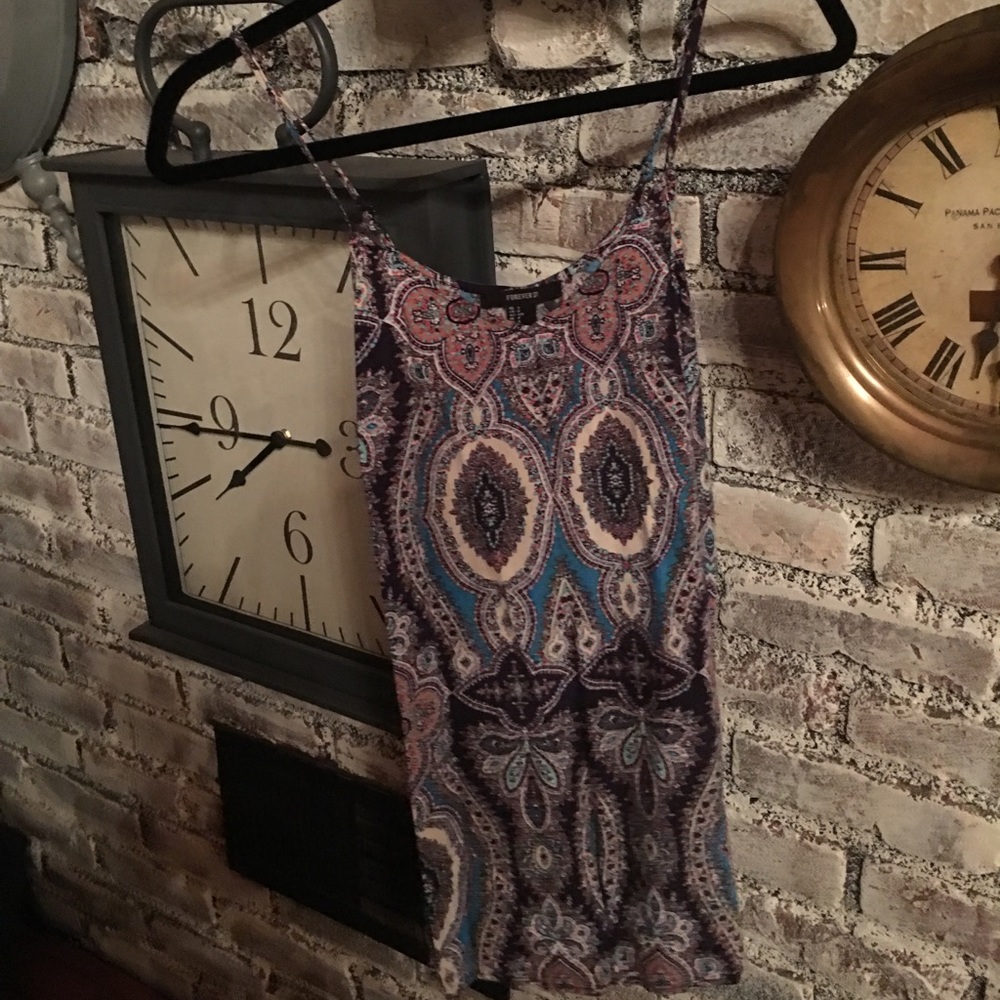 Forever 21 blue romper small